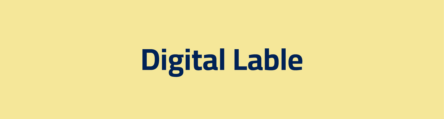 Digital Lable
